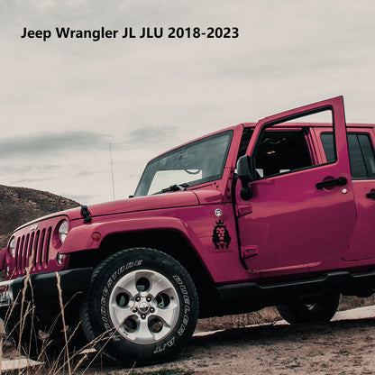 ETL INDUSTRIES Spare Tire Carrier Delete Plate Cover Exterior Accessories Compatible with Jeep Wrangler JL JLU 2018-2023