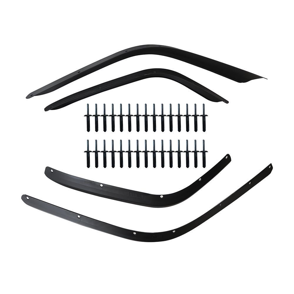 ETL INDUSTRIES Front & Rear Fender Flares Extensions Set Fits 2019-2024 for Jeep Gladiator JT 2/4 Doors Wheel Fender Liner (Fit for JT Low Clearance Fender Flares)