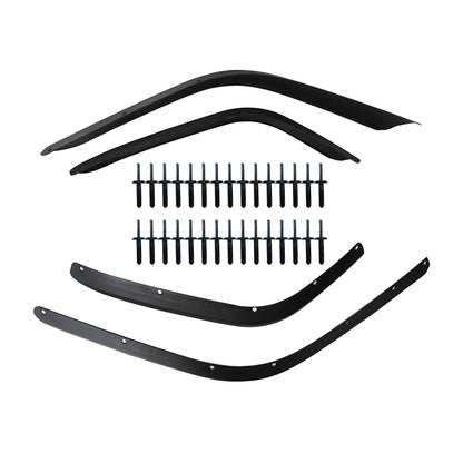 ETL INDUSTRIES Front & Rear Fender Flares Extensions Set Fits 2019-2024 for Jeep Gladiator JT 2/4 Doors Wheel Fender Liner (Fit for JT Low Clearance Fender Flares)