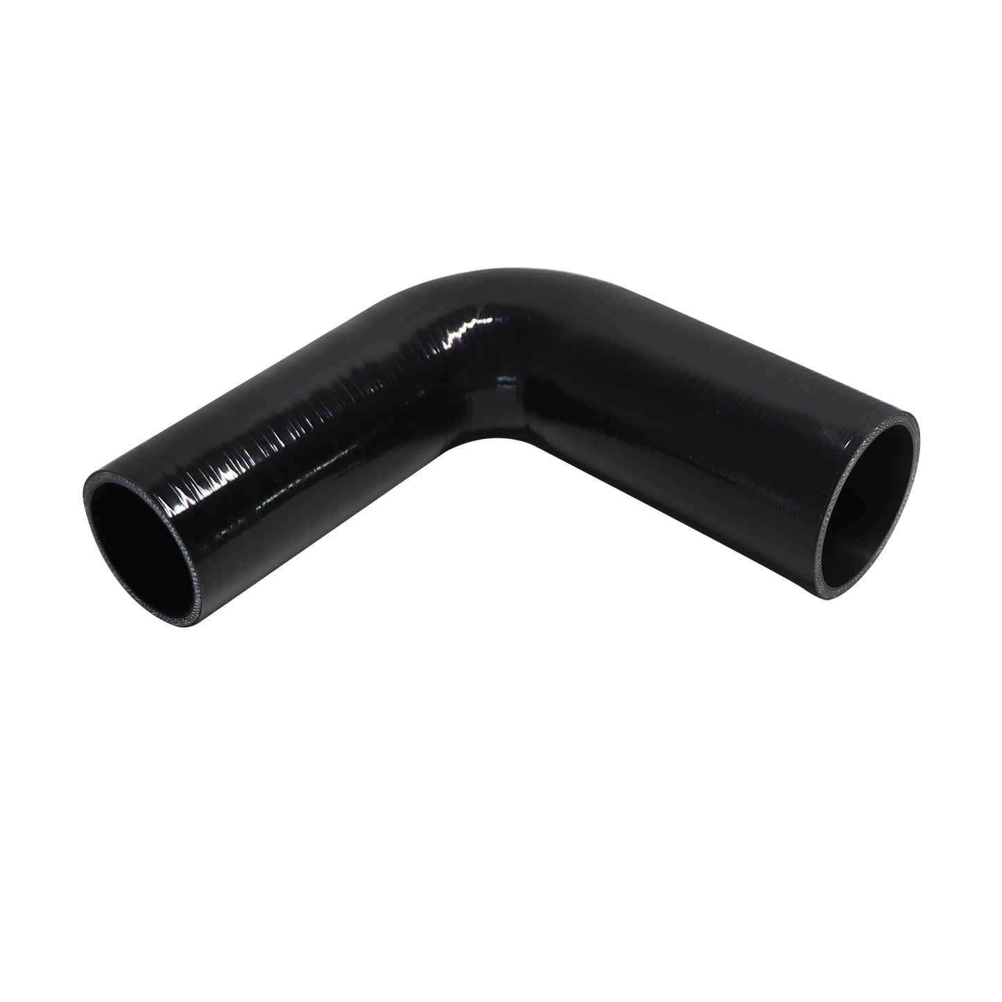 ETL INDUSTRIES ID 2.5IH to 2.75IH, Leg Length 8IH (203mm) 90 Degree Reducer Silicone Hose, 4-Ply Reinforced Universal Silicone Radiator Elbow Coupler for Intake/Turbo/Intercooler Pipe