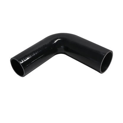 ETL INDUSTRIES ID 2.5IH to 2.75IH, Leg Length 8IH (203mm) 90 Degree Reducer Silicone Hose, 4-Ply Reinforced Universal Silicone Radiator Elbow Coupler for Intake/Turbo/Intercooler Pipe