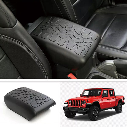 ETL INDUSTRIES Center Console Armrest Cover for 2018-2024 Jeep Wrangler JL JLU & Jeep Gladiator JT, Pet Anti-Scratch Mat Cover