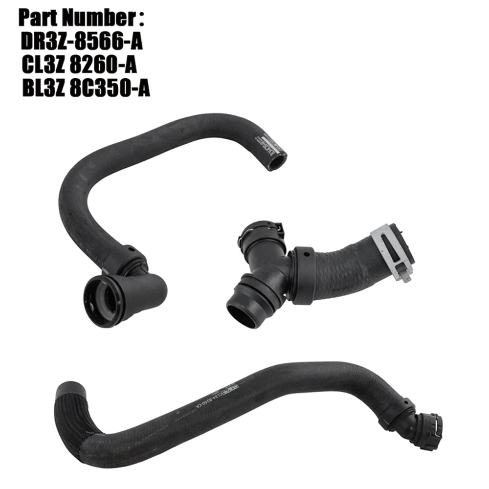 ETL INDUSTRIES Radiator Hose Y-Connector Kit for Ford F-150 5.0L 2011-2020 – 3Pcs Hose Assembly Set
