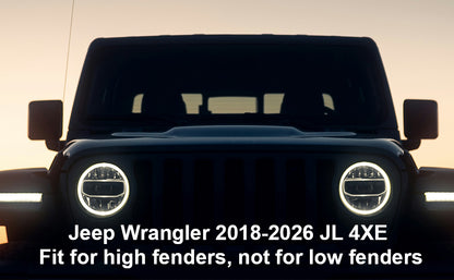ETL INDUSTRIES 4XE Fender Flare Extensions 2018-2023 – Front & Rear Set for Willys Rubicon X