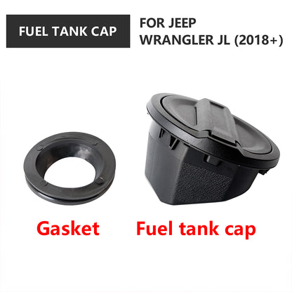 ETL INDUSTRIES Gas Tank Cap Cover Fuel Filler Door for Jeep Wrangler 2018-2024 JL & Unlimited