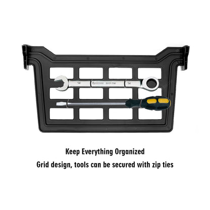 ETL INDUSTRIES Rear Under Seat Dividers for Ford Maverick 2022-2025 – 2 Pack Storage Organizer, Fuel Version, Custom Fit, PP Material