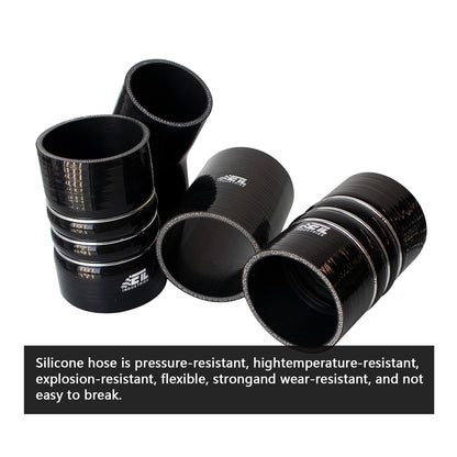 ETL INDUSTRIES Intercooler Hose & Clamps Kit Fits 2003-2007 for Ford F250 F350 F450 F550 Turbo Charge Intercooler Hose CAC Boots Clamps Kit for Ford 6.0L Powerstroke Diesel