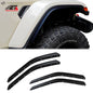 ETL INDUSTRIES Front & Rear Fender Flares Extensions Set for 2020-2024 Jeep Wrangler JT Mojave & Rubicon(Fit for JT High Fender)