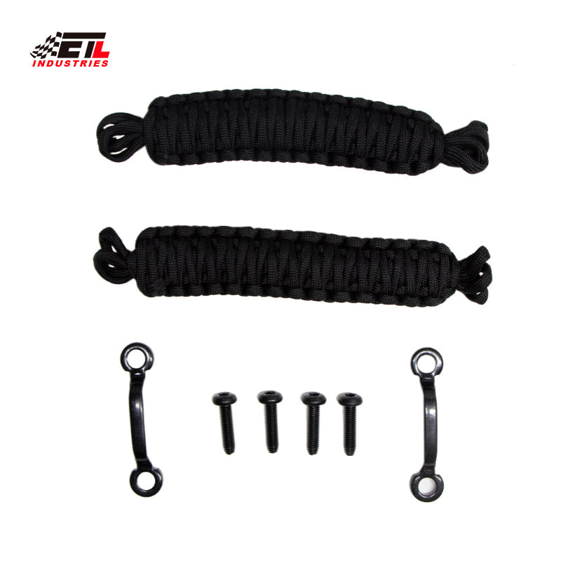 ETL INDUSTRIES 2 Pack Door Limiting Straps for Jeep Wrangler CJ YJ TJ JK JL JT 2/4 Doors 1997-2024 with Door Strap Brackets