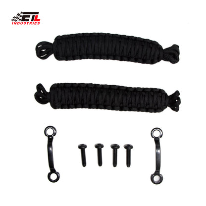 ETL INDUSTRIES 2 Pack Door Limiting Straps for Jeep Wrangler CJ YJ TJ JK JL JT 2/4 Doors 1997-2024 with Door Strap Brackets