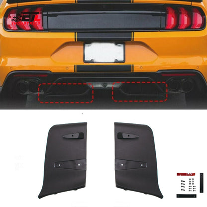 ETL INDUSTRIES Rear Bumper Diffuser Valance Aero Foil Kit for 2018+ Ford Mustang GT Accessories