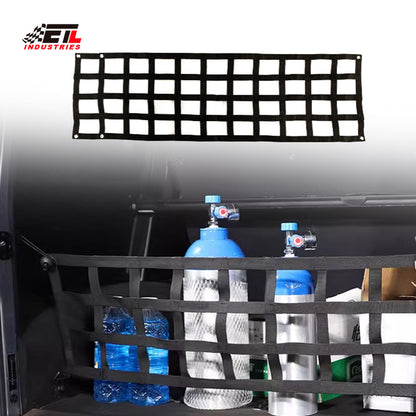 ETL INDUSTRIES 60'' x 18'' Tailgate Net for Pickup Truck Bed, Heavy Duty Tailgate Cargo Netting for Full Size Truck, Chevrolet, Ford, Toyota, GMC, Jeep