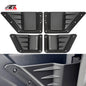 4PCS Front & Rear Door Storage Pockets with Cup Holder for Ford Bronco 2021-2024 4-Door – Drop-in Organizer