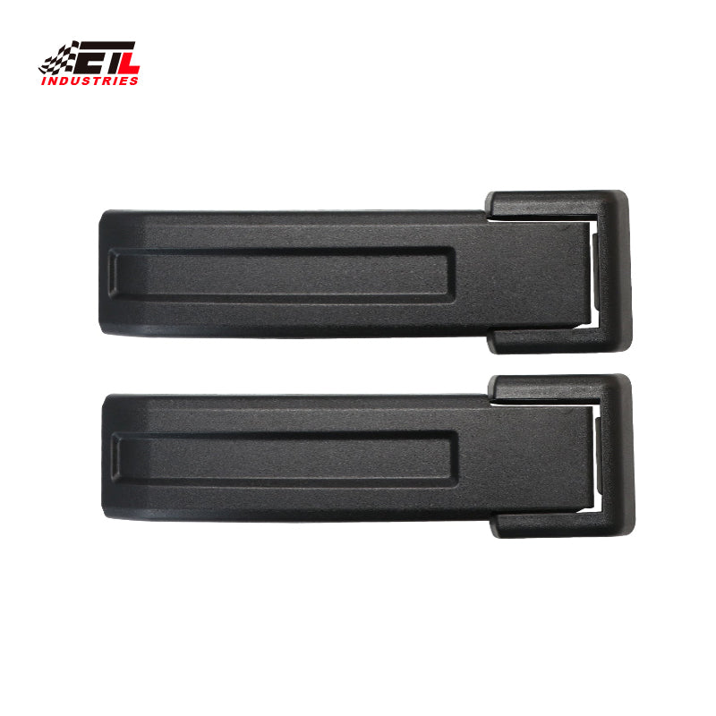 ETL INDUSTRIES Tailgate Hinge Cover Rear Door Trim Spare Tire Bracket Decoration Exterior Accessories for Jeep Wrangler JK & Unlimited 2007-2017 (Black)