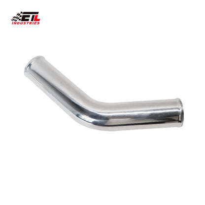 ETL INDUSTRIES OD 3IH (76mm), Leg Length 6IH (152mm) 45 Degree Aluminum Pipe, 3 Inch Intercooler Piping Universal Air Intake Elbow Tube