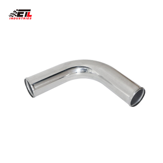 ETL INDUSTRIES 90 Degree Elbow OD 2IH (51mm) Leg Length 6IH (152mm) Aluminum Intercooler Pipe Piping Polished Air Intake Tube