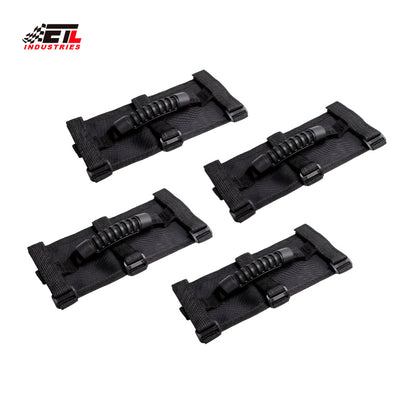 ETL INDUSTRIES Roll Bar Grab Handles Grip Handle for 1955-2024 Jeep Wrangler TJ LJ YJ JK JKU JL JLU Sports Sahara Freedom Rubicon Gladiator JT