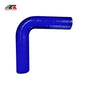 ETL INDUSTRIES 2.75IH ID, 8IH Leg Length 90 Degree Elbow Silicone Coupler Hose, 4-Ply Reinforced Universal Silicone Pipe Hose Turbo Intake Tube Intercooler Piping Blue