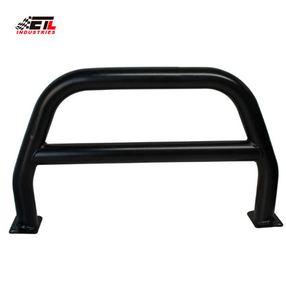 ETL INDUSTRIES Front Steel Brush Guard Fits 2019-2023 for Jeep Gladiator JT & 2018-2023 for Jeep Wrangler JL JLU Rubicon Bumper Steel Bar Grille Brush Guard (high)