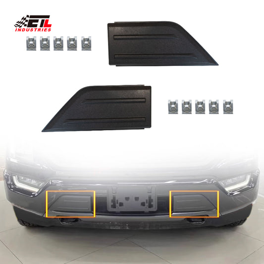 ETL INDUSTRIES Bumper Guard Cap Cover Inserts for Ford F150 2021-2023, Not For Harley Edition, SVT Models, ML3Z-17E810-AA, ML3Z-17E811-AA