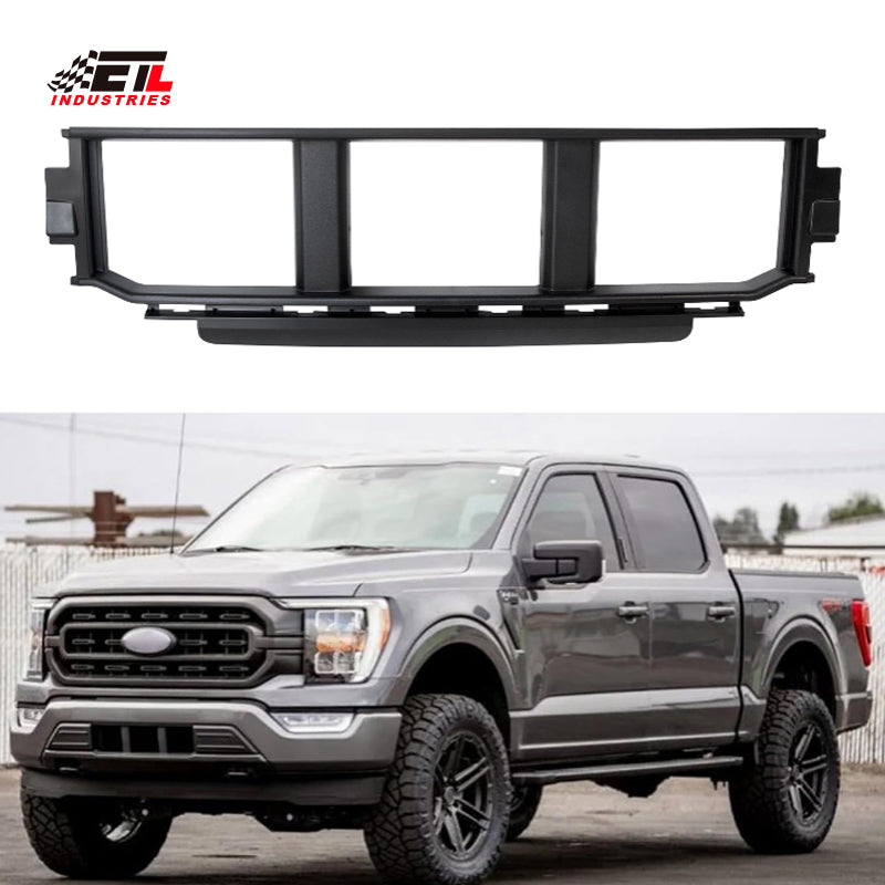 ETL INDUSTRIES Front Bumper Grille for Ford F150 2021-2023, Lower Center Bumper Cover Insert Panel, ML3Z17B968BB, ML3Z17B968BA