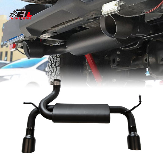 ETL INDUSTRIES Exhaust Muffler System Kit For 2007-2018 Wrangler JK 2/4 Door