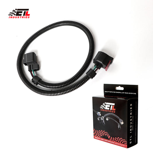 ETL INDUSTRIES 24IH 4 Pin Oxygen Sensor Extension Harness Wires for Jeep Wrangler 3.8L 2007-2018 Square Connector