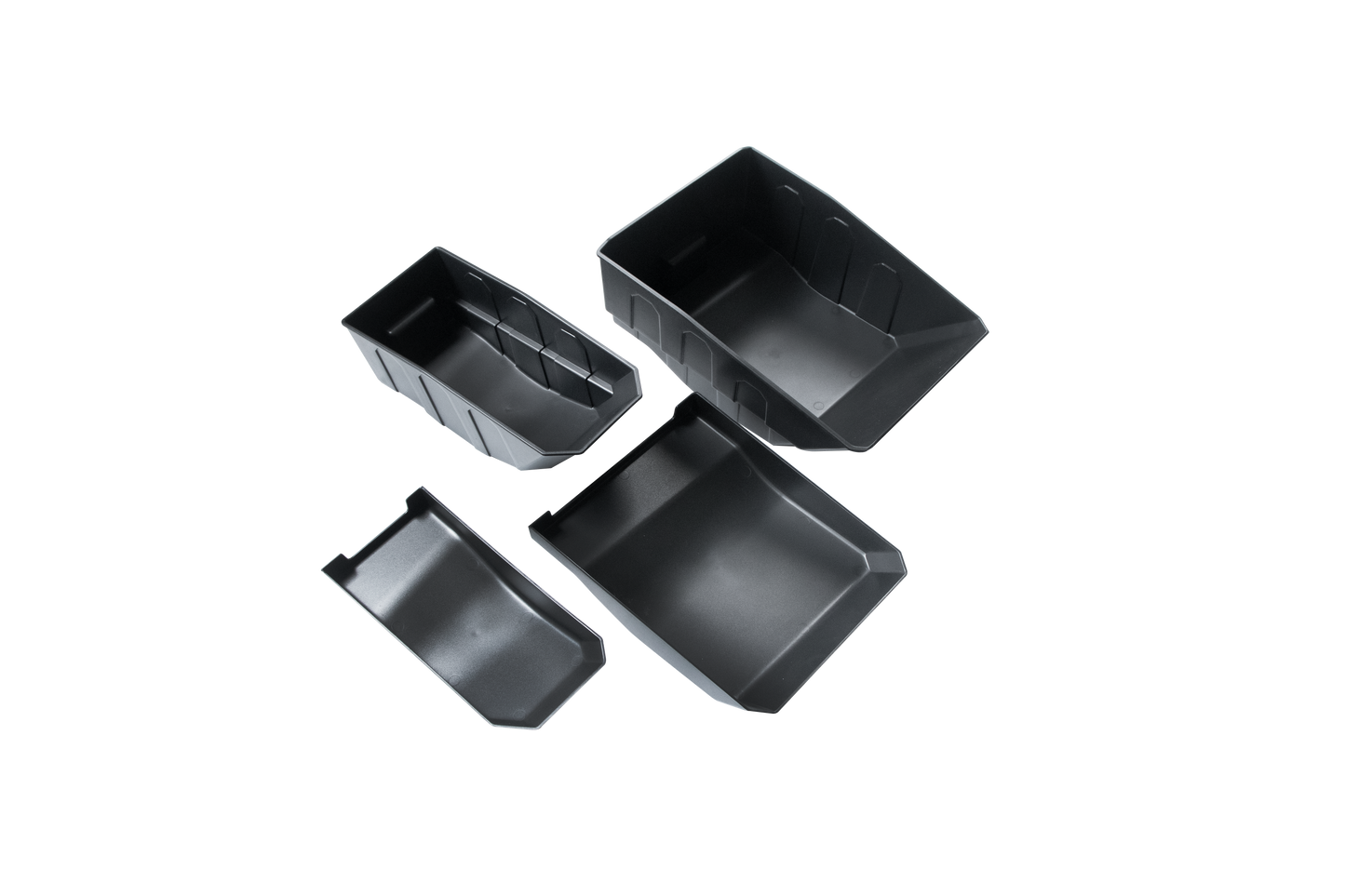 ETL INDUSTRIES Under Seat Storage for Jeep JK 2007-2018 – Rear Organizer Box, 2Pcs Set