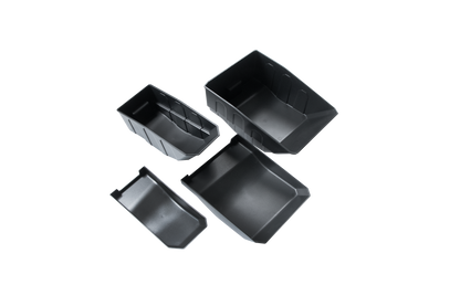 ETL INDUSTRIES Under Seat Storage for Jeep JK 2007-2018 – Rear Organizer Box, 2Pcs Set