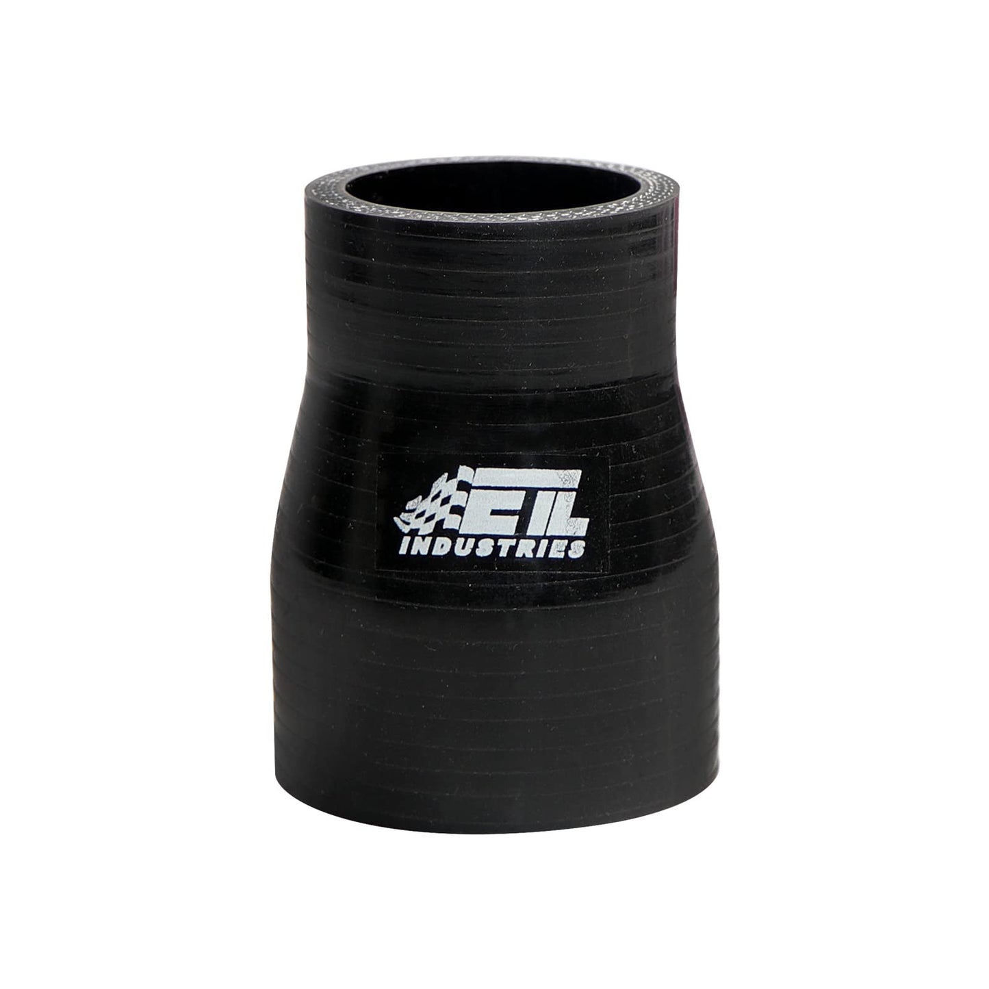 ETL INDUSTRIES 1.75" to 2.5" Silicone Reducer Hose – 4-Ply Reinforced for Turbo Intercooler Piping (Black)
