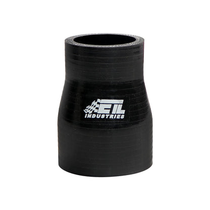 ETL INDUSTRIES 1.5" to 2" Silicone Reducer Hose – 4-Ply Reinforced for Turbo Intercooler Piping (Black)