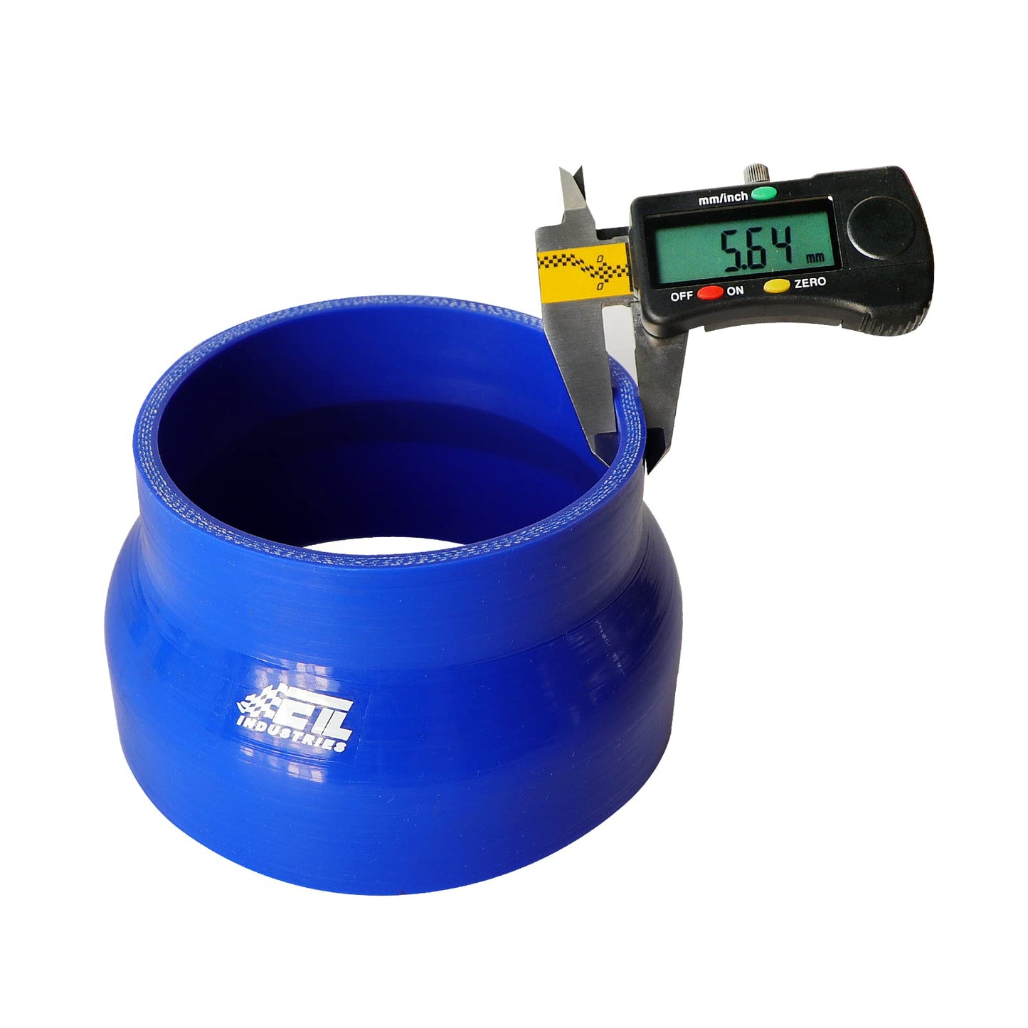 2.75" ID to 3" ID, 3" Length Reducer Silicone Coupler Hose, 4-Ply Reinforced Universal Straight Silicone Reducer Pipe Intake and Intercooler Piping Blue