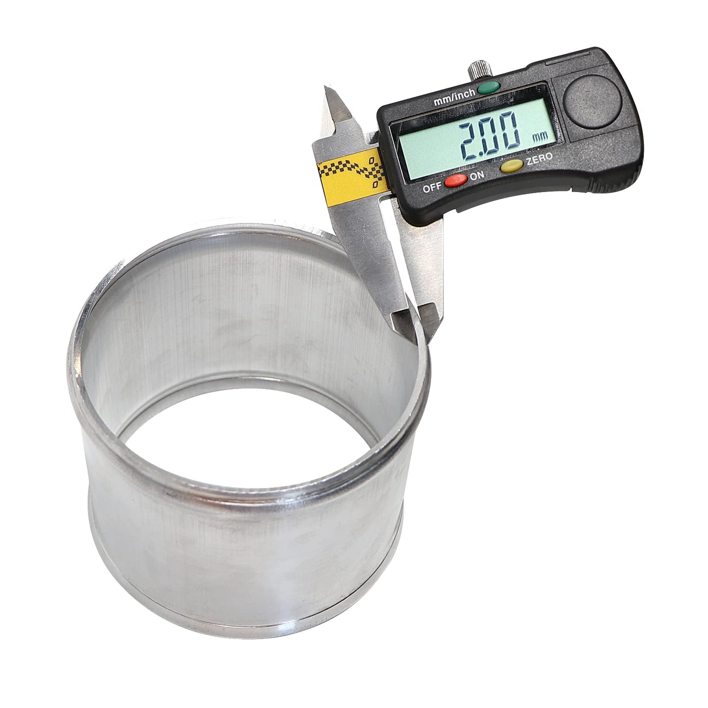 Universal OD 3.5"(89mm) Aluminum Intake Piping Adapter 3"(76mm) Length T-6061 Joiner Pipe Connector Tube Air Intercooler Piping