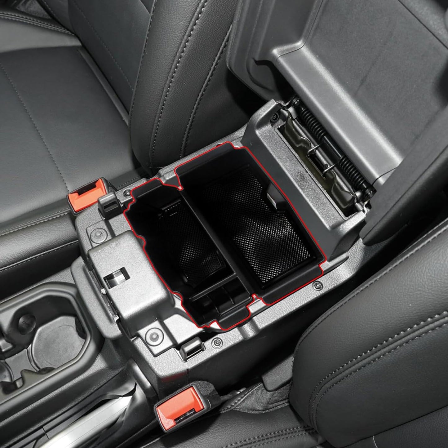 ETL INDUSTRIES 4PCS Center Console Organizer Storage Box Fits 2018-2023 for Jeep Wrangler JL JLU & Gladiator JT Gear Shift Console Tray Organizer, Hanging Armrest Storage Box, Co-Pilot Organizer