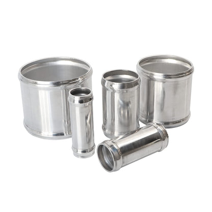 OD 3.5"(89mm), Length 6" (152mm) Aluminum Pipe Intake Adapter, 3.5" Tube Joiners Straight Piping Universal Air Turbo Intercooler Tubing Connector