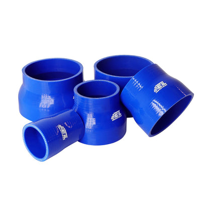 2.75" ID to 3" ID, 3" Length Reducer Silicone Coupler Hose, 4-Ply Reinforced Universal Straight Silicone Reducer Pipe Intake and Intercooler Piping Blue