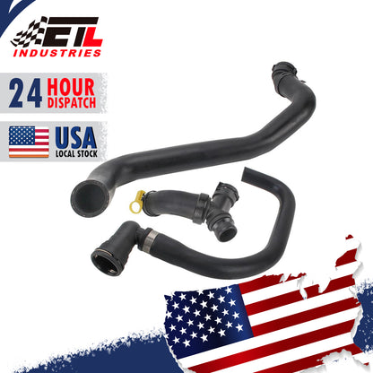 ETL INDUSTRIES Radiator Hose Y-Connector Kit for Ford F-150 5.0L 2011-2020 – 3Pcs Hose Assembly Set
