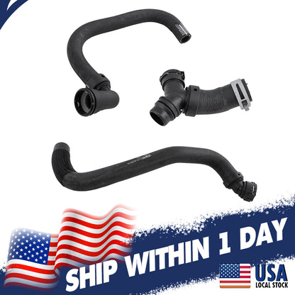 ETL INDUSTRIES Radiator Hose Y-Connector Kit for Ford F-150 5.0L 2011-2020 – 3Pcs Hose Assembly Set