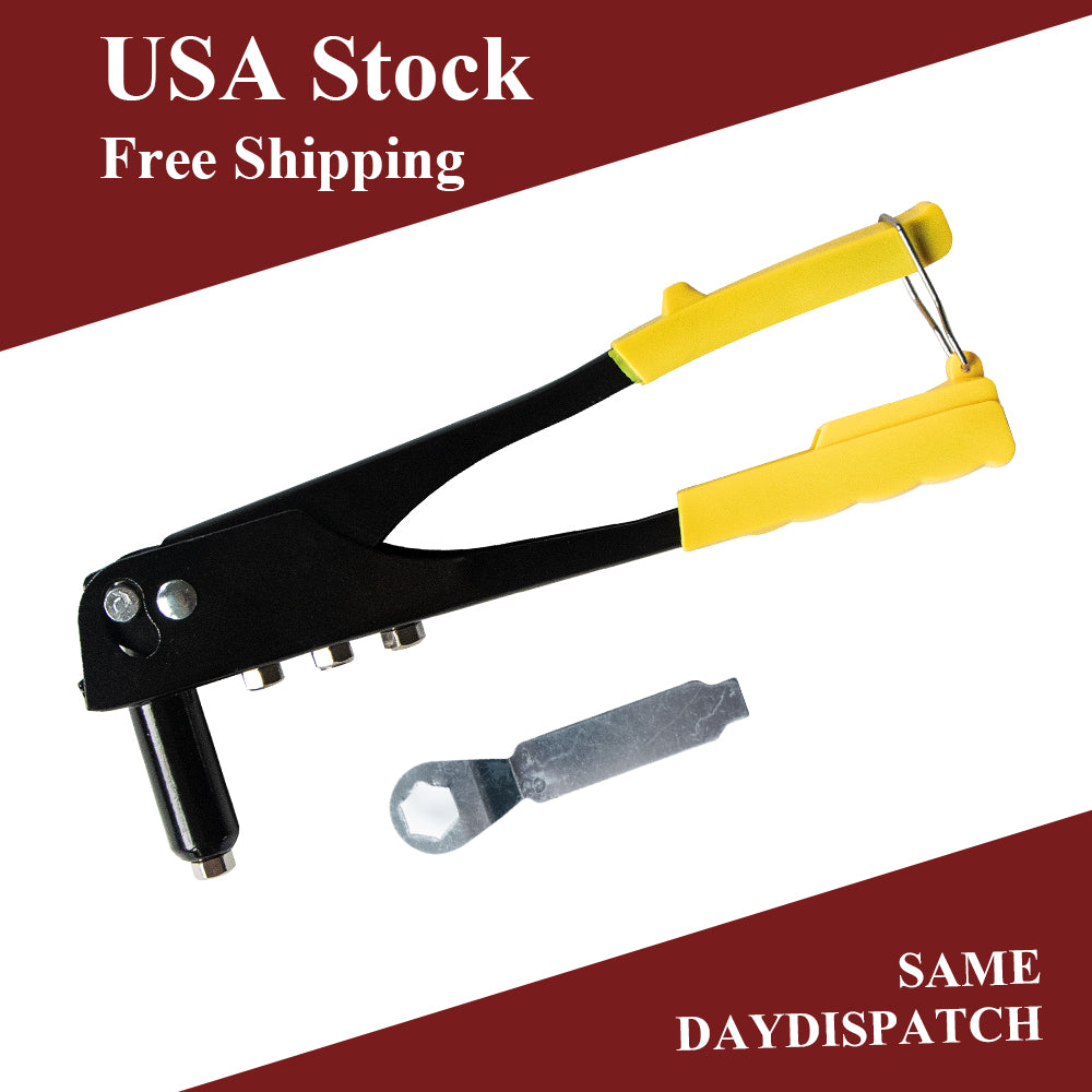 ETL INDUSTRIES Heavy Duty Hand Riveter – Single Hand Pop Rivet Tool for Fender Flares & Marine Use
